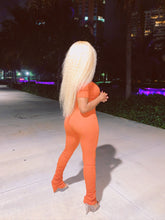 Load image into Gallery viewer, Stacked up “Coral Jumpsuit”