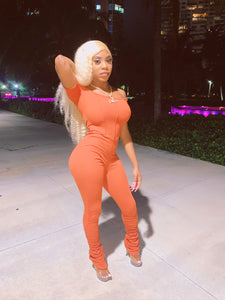 Stacked up “Coral Jumpsuit”