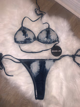 Load image into Gallery viewer, “Wap”Jean swim suit
