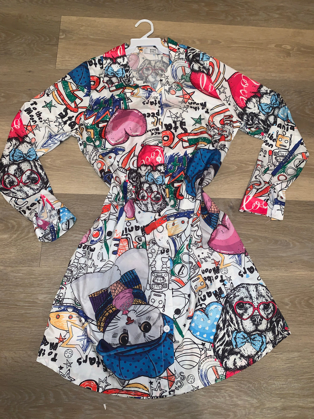 Flamboyant Dress - White